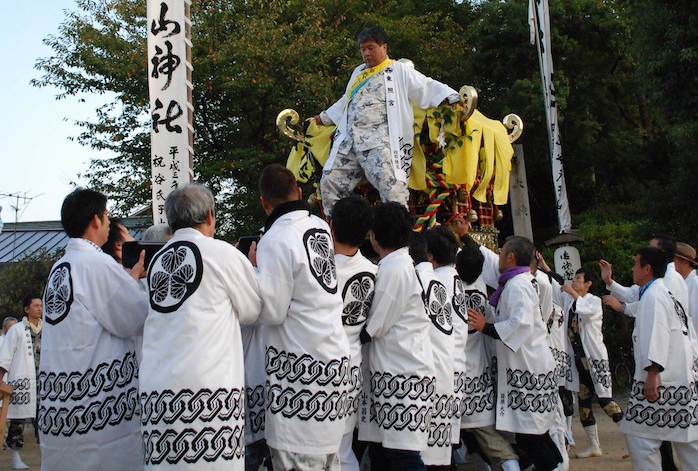 松山神社奴踊り