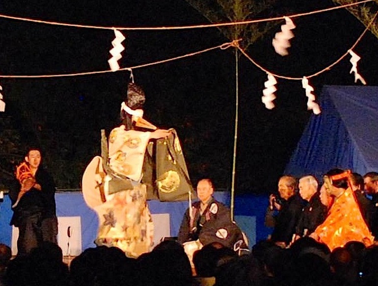 松山城薪能