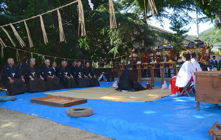 忽那八幡神宮　秋祭り