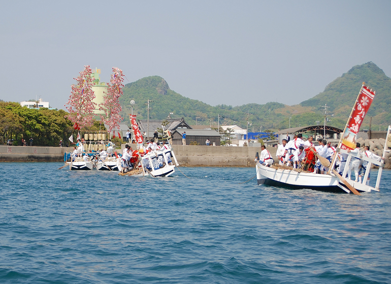 北条祭り櫂練り