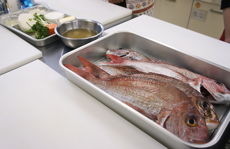 魚のさばき方料理教室