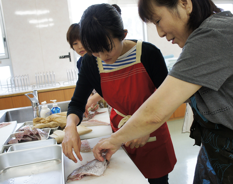 魚のさばき方料理教室