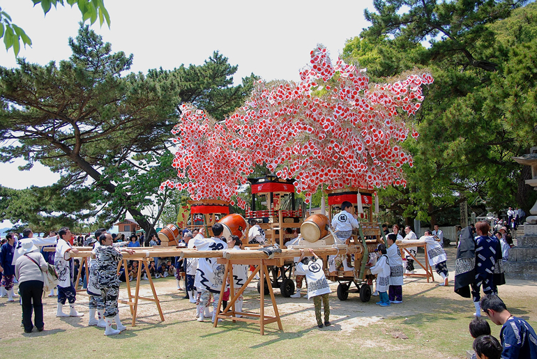 北条祭り櫂練り