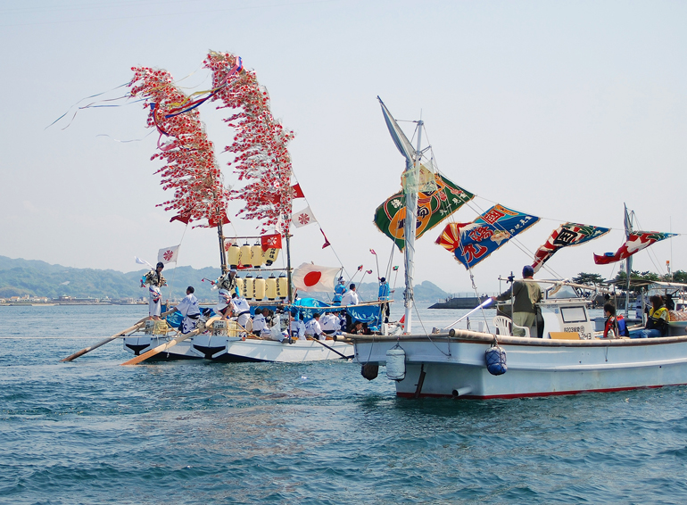 北条祭り櫂練り