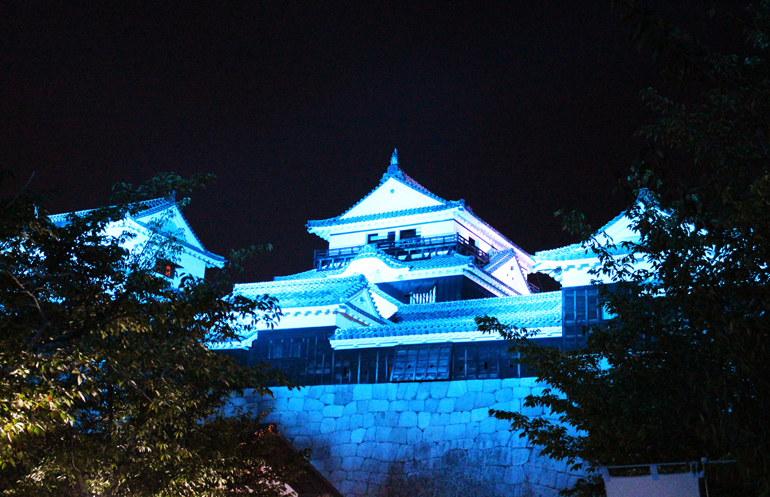 松山城　光の城