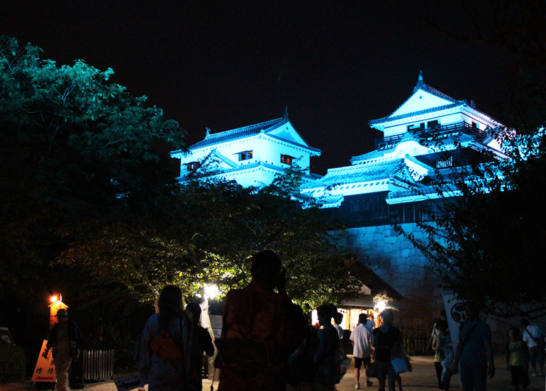 松山城　光の城