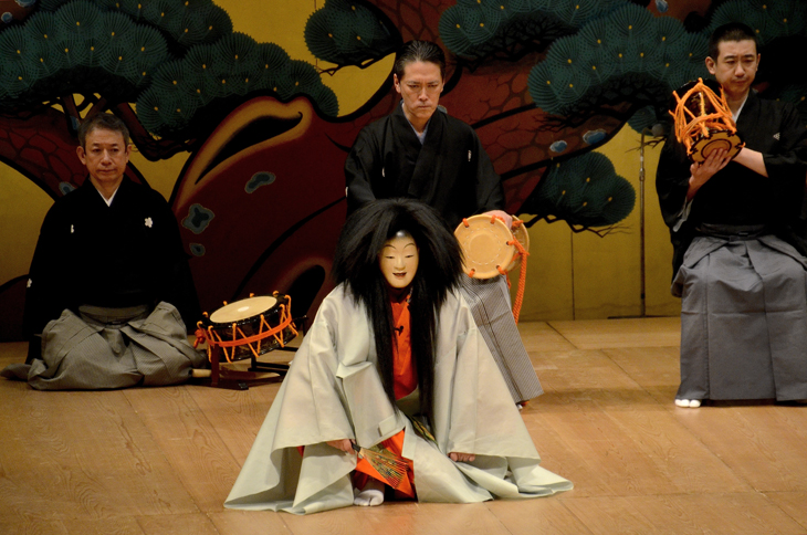 松山城薪能
