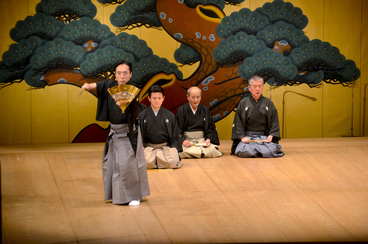 松山城薪能