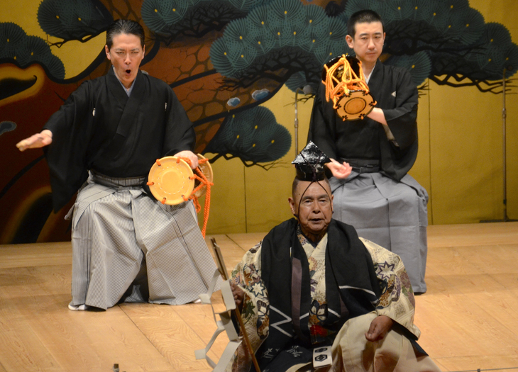 松山城薪能