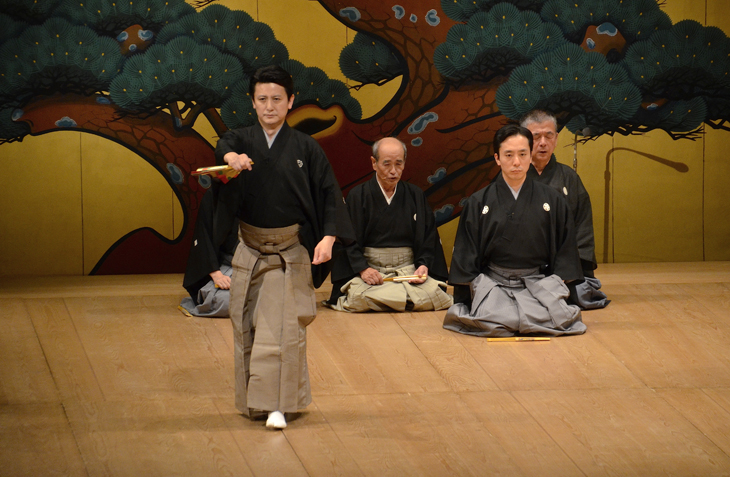 松山城薪能