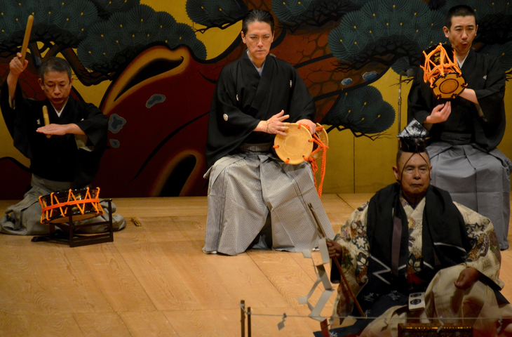 松山城薪能