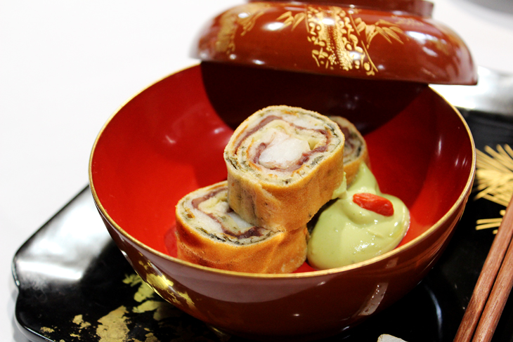 【伊予美人もっちりロール】 1皿 540円（※1日限定10個）
