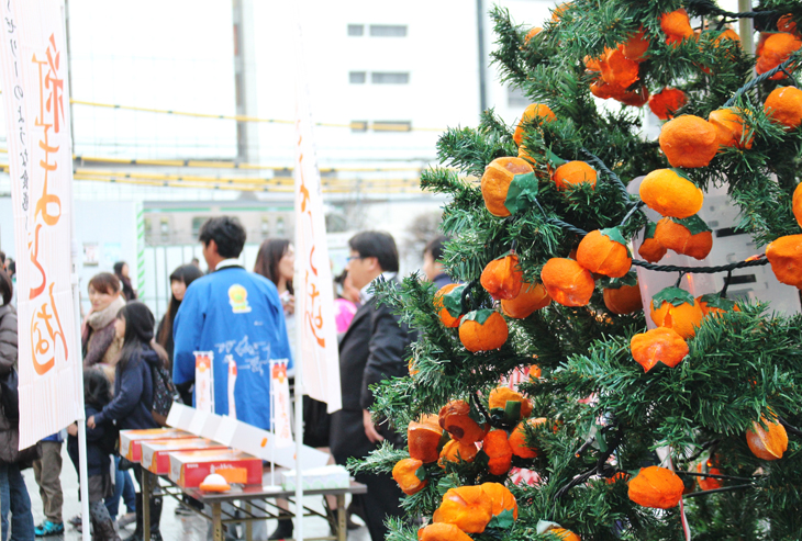 まつやま オレンジ クリスマス2014 in 新宿