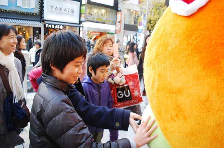 まつやま オレンジ クリスマス2014 in 新宿