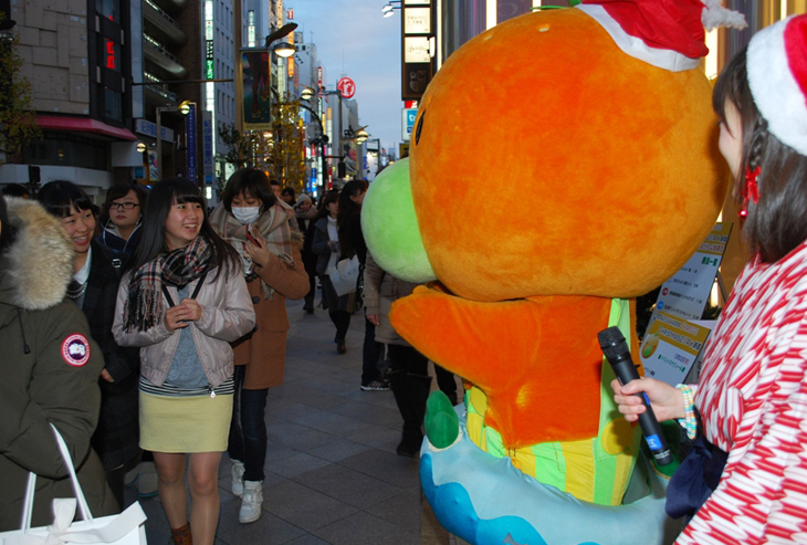 まつやま オレンジ クリスマス2014 in 新宿